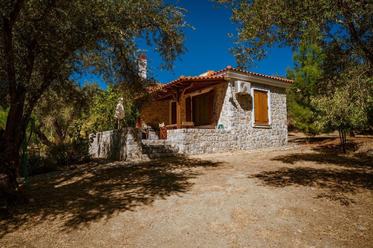 Traditional Stone House In Seafront Olive Grove A Alyfanta Luaran gambar